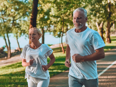 couple running