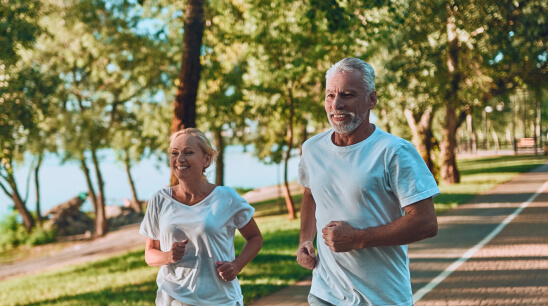 couple running